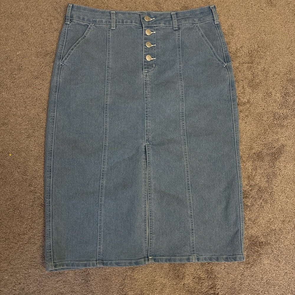 Midi Skirt, denim